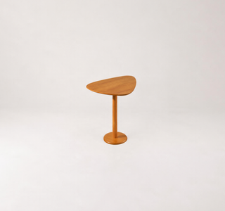 Mesa Lateral Grace com Design Orgânico Laminada ou Laqueada - P