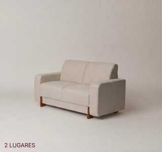 Sofá Parma 2 Lugares com Assento em Espuma D33