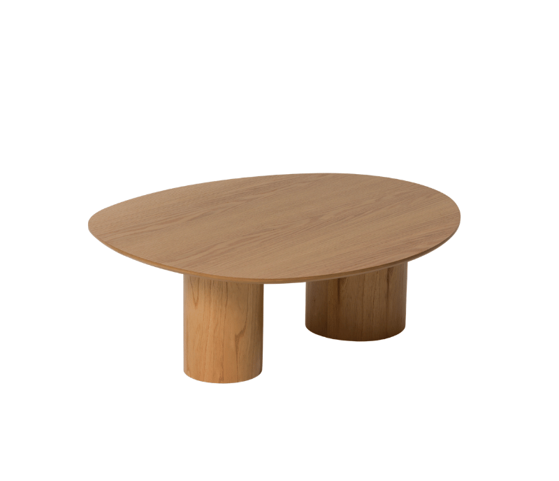 Mesa de Centro Ayla Orgânica Laminada em Madeira Natural