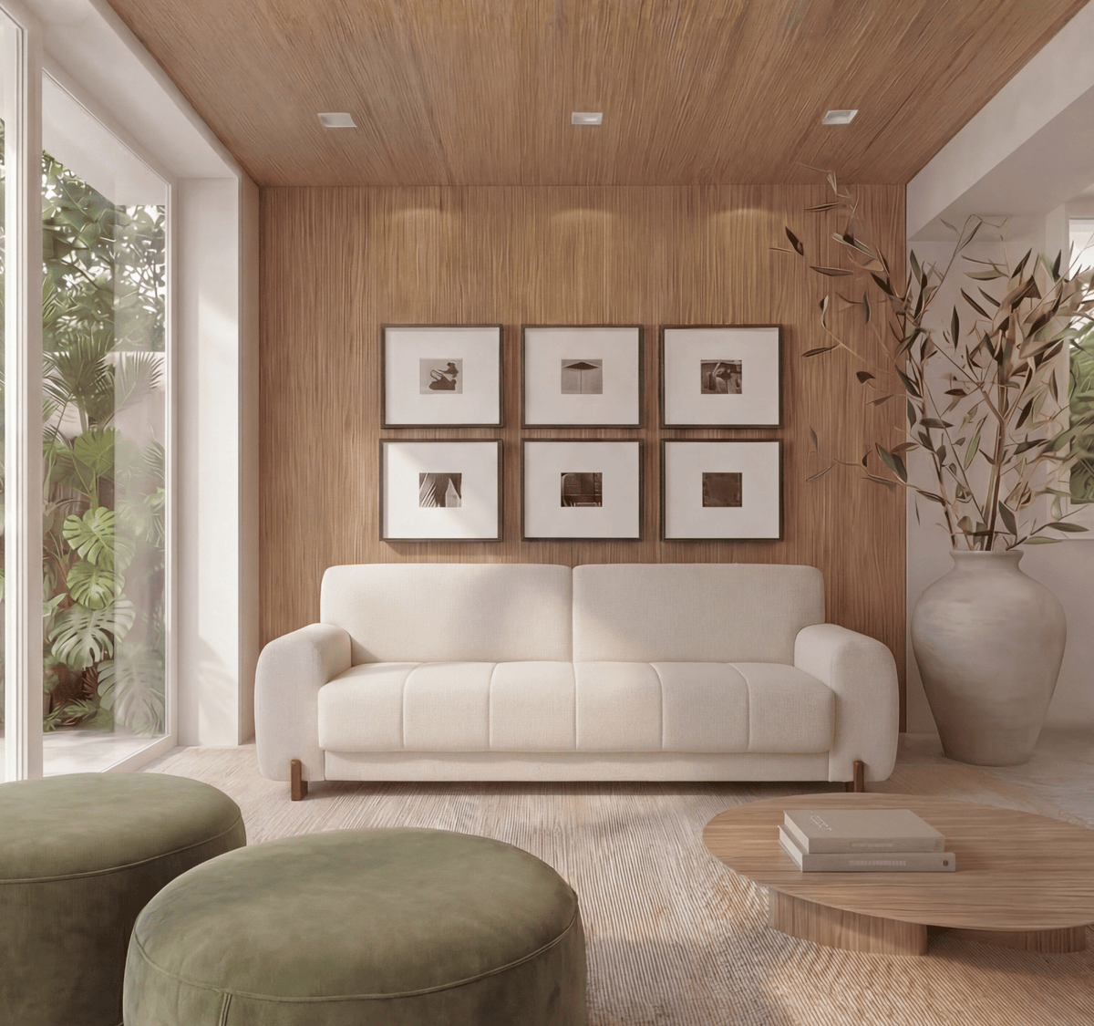 Conjunto Sofá Anecy com Assento em Espuma D33
