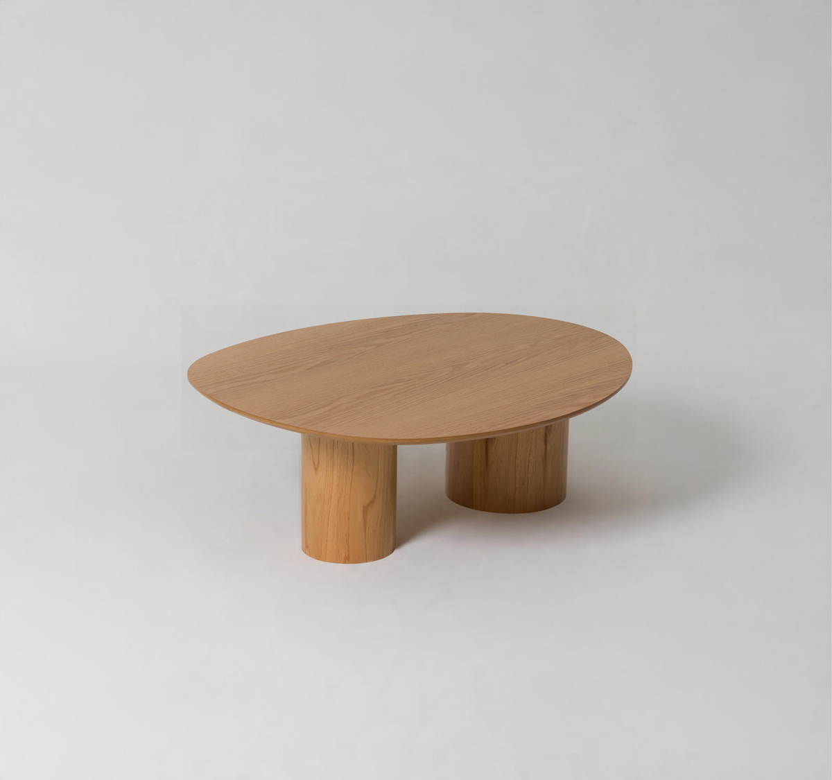 Mesa de Centro Ayla Orgânica Laminada em Madeira Natural