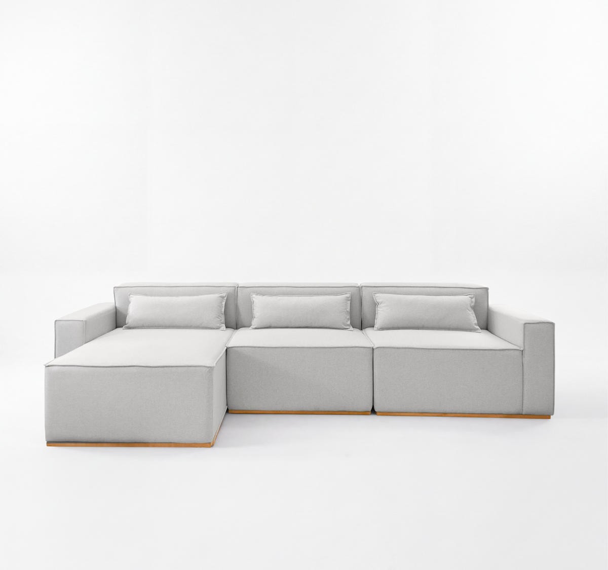 Sofá Modular Tetris 3 Lugares com Chaise