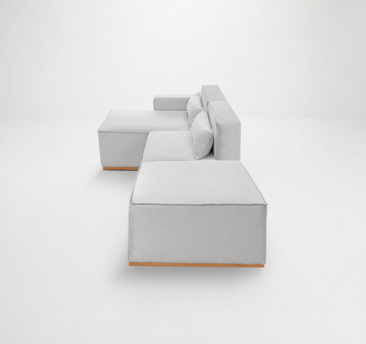 Sofá Modular Tetris 3 ou 2 Lugares com Chaise