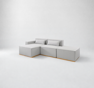 Sofá Modular Tetris 3 ou 2 Lugares com Chaise